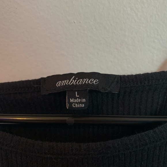 high neck spaghetti strap tank top - Picture 2 of 2